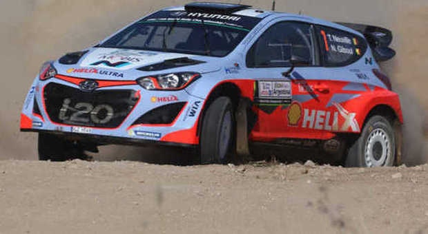 La Hyundai i20 WRC di Neuville