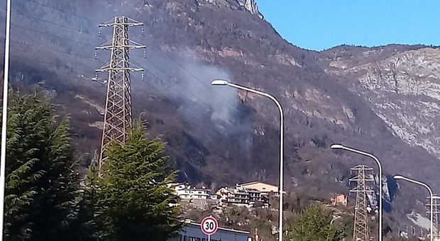 L'incendio a Longarone