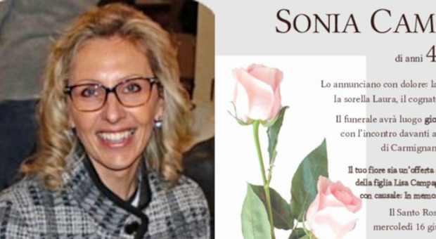 Sonia Campagnolo morta a 47 anni