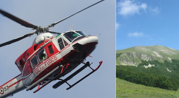 Piobbico, turisti dispersi e sfiniti nei boschi del Nerone: per salvarli arriva l'elicottero