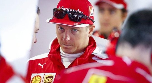Il pilota finlandese della Ferrari Kimi Raikkonen