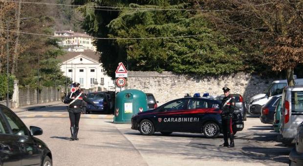 Un controllo dei carabinieri di Montecchio Maggiore