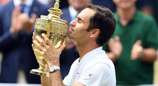 Federer da leggenda: vince Wimbledon per l'ottava volta