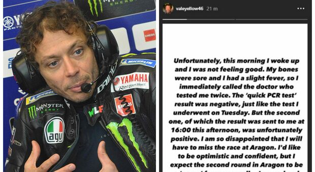 Moto Gp, Valentino Rossi positivo al coronavirus: «Sono triste e arrabbiato»