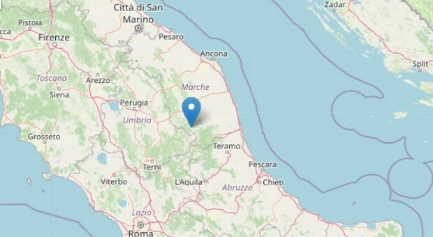 Terremoto, scossa in Centro Italia: magnitudo 3.0, il sisma avvertito distintamente dalla popolazione