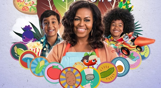 La serie Netlix Waffles + Mochi con Michelle Obama