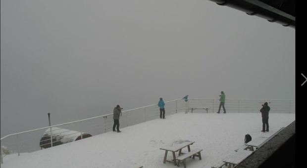 Arriva la neve sulle Dolomiti: prima imbiancata sopra i 1700 metri