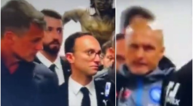 Napoli-Milan, Spalletti e Maldini litigano per l'esultanza di Leao. «Che c...vuoi?». «Sei nervoso ma hai vinto lo scudetto»