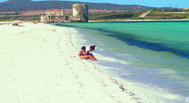 La spiaggia delle Saline in Sardegna