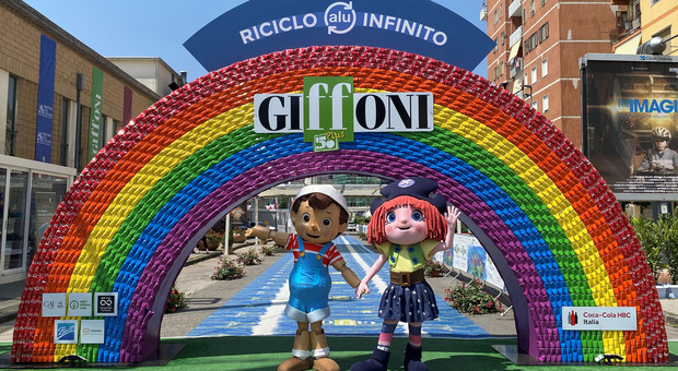 I personaggi Rainbow al Festival di Giffoni