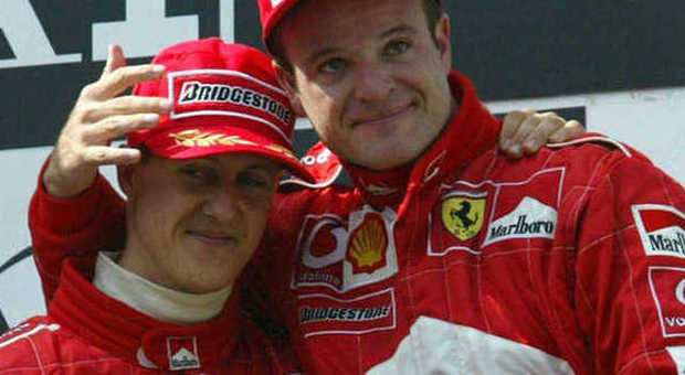 Michale Schumacher e Rubens Barrichello