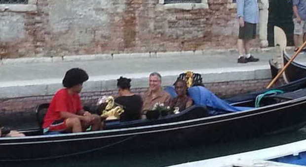 Vacanza a Venezia per Bill de Blasio Il sindaco di New York in gondola