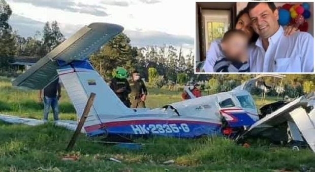 Bimotore si schianta prima dell'atterraggio: neonato trovato vivo accanto ai corpi dei genitori
