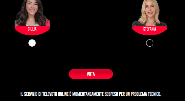 Gf Vip, sospeso il televoto fra Giulia Salemi e Stefania Orlando: «Problema tecnico». Ma i fan sono in rivolta