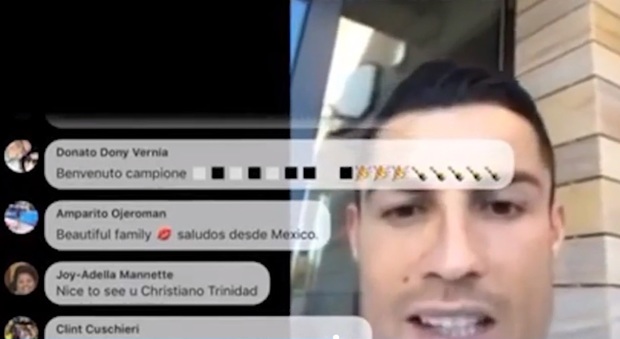 Juve, Ronaldo sui social: «Italia, come stai? Tutto bene?»