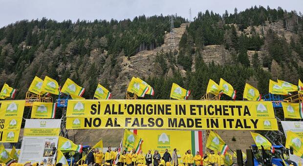 La protesta degli agricoltori al Brennero