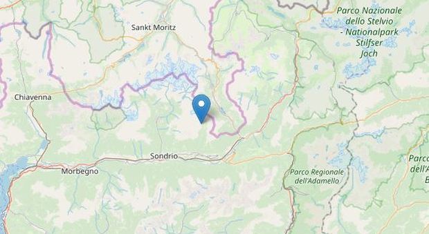Terremoto in Valtellina, magnitudo 2.9. Forti boati e paura