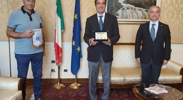 Il Prefetto di Terni Emilio Dario Sensi socio onorario del Kiwanis Club