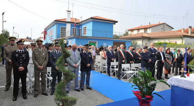 I festeggiamenti per i 60 anni del distaccamento della Polstrada a Portogruaro (foto Scortegagna)