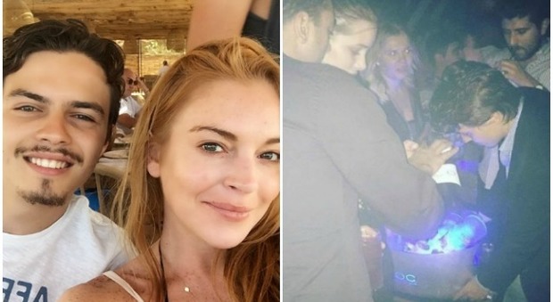 Lindsay Lohan e il fidanzato