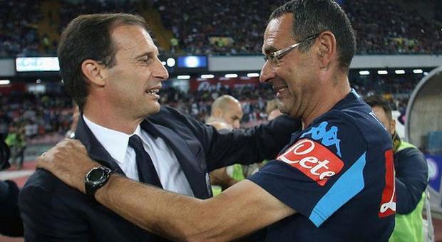 Juventus, Allegri elogia Sarri: «Napoli primo, al 99% merito suo»