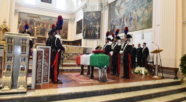 I funerali dei due carabinieri in Puglia