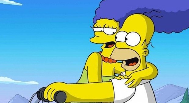 Marge e Homer Simpson (anygator.com)