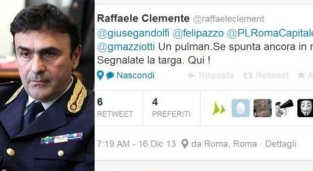 Roma, il comandante dei vigili: denunciate sosta vietata su Twitter