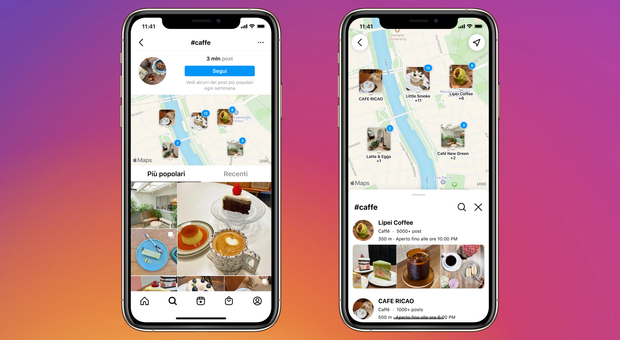Instagram lancia nuova funzione "cerca su mappa": cos'è e a cosa serve