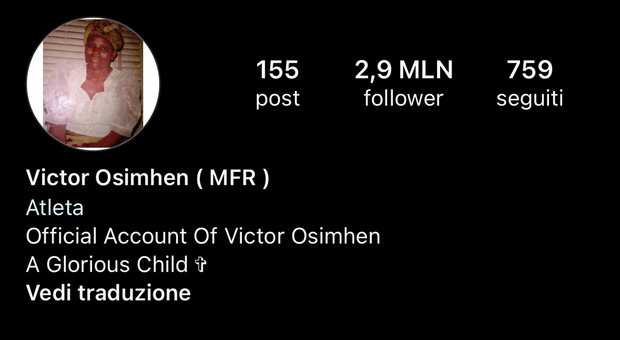 Il profilo di Osimhen