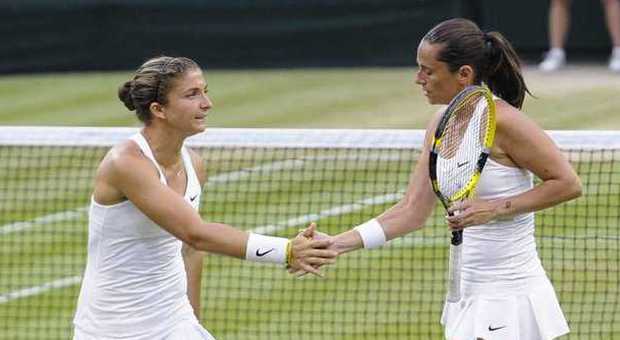 Errani-Vinci trionfano a Wimbledon È il loro primo successo sull'erba