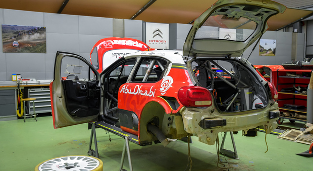 Una Citroen C3 WRC a Satory