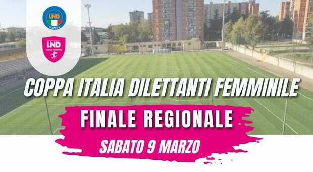 La locandina della finale della Coppa Italia femminile in programma sabato 9 marzo