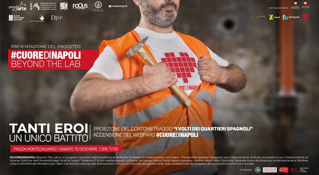 Il #CuorediNapoli batte tra la gente: webfaro e cortometraggio ai Quartieri Spagnoli