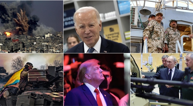 Rischi geopolitici 2024: le due guerre (Ucraina-Russia e Israele-Hamas), la sfida Trump-Biden e l'inflazione. Cinquanta Paesi al voto