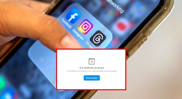 Instagram e Facebook down, i due social di Meta non funzionano. Cosa sta succedendo