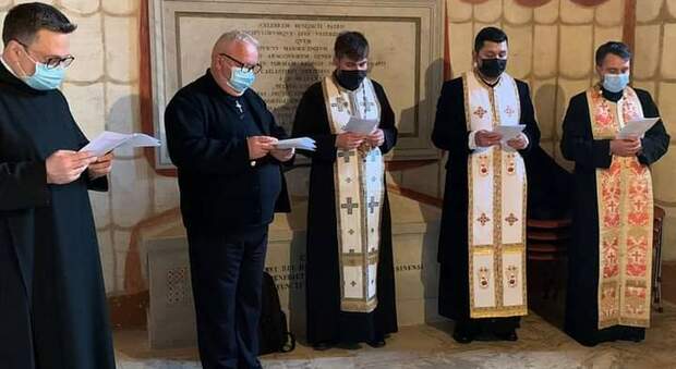 Benedettini e ortodossi uniti in preghiera a Subiaco contro il Covid