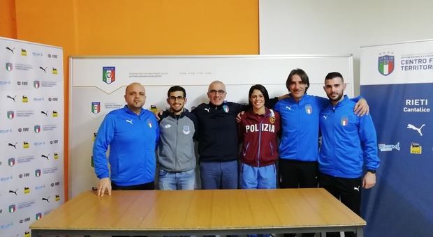 Da sinistra Spognardi, Esposito, Godino, Caramignoli, Taribello e Nobili