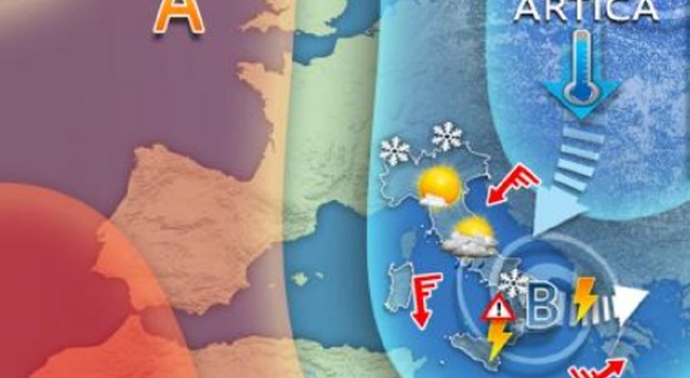 Sciabolata artica in arrivo sull'Italia, temperature in picchiata e neve in pianura: le previsioni del primo weekend di gelo
