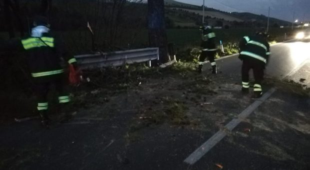 Raffiche di vento forte: danni in tutta la provincia di Teramo