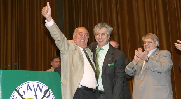 Giancarlo Gentilini con Umberto Bossi