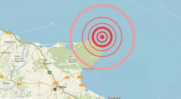 Terremoto sul Gargano, trema la provincia di Foggia: scossa di magnitudo 5 avvertita anche in Molise e Abruzzo