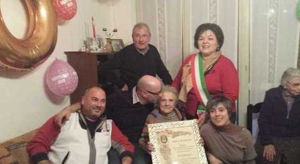 Corridonia festeggia i 100 anni di Delia