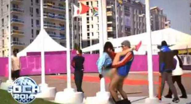 Sesso e orgie nel villaggio olimpico di Sochi: il servizio satirico fa sorridere il web