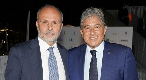 Da sinistra il ministro Orazio Schillaci e l'oncologo Antonio Giordano