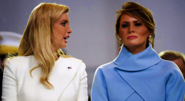 Ivanka Trump, a sinistra, con Melania Trump