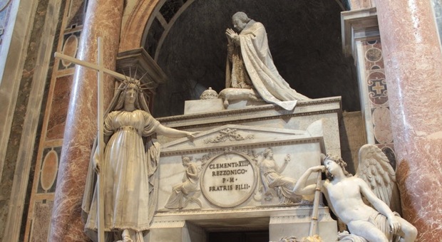 Il sepolcro di Clemente XIII