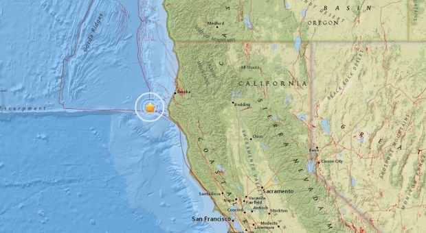 Terremoto, due forti scosse al largo della California del Nord