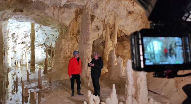 Le Grotte di Frasassi in onda su Rai 1 a Unomattina in Famiglia domenica 15 gennaio