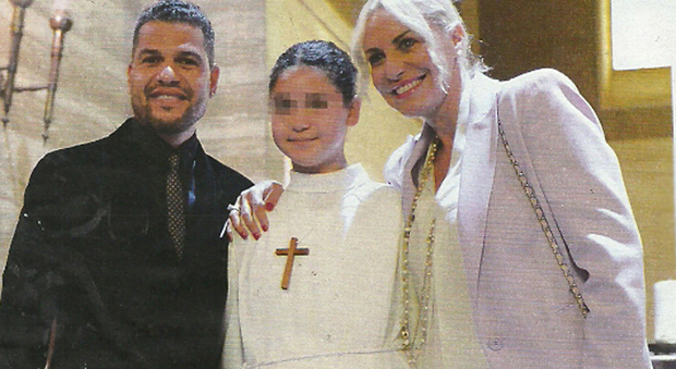 Antonella Clerici, Eddy Martens e la figlia Maelle
